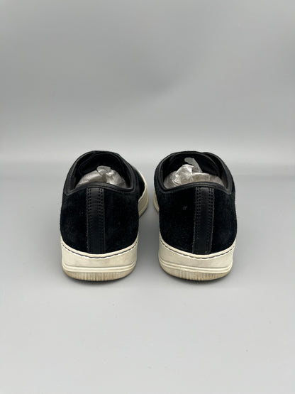 Lanvin Dbb1 Patent Cap Toe Sneaker Black | 42