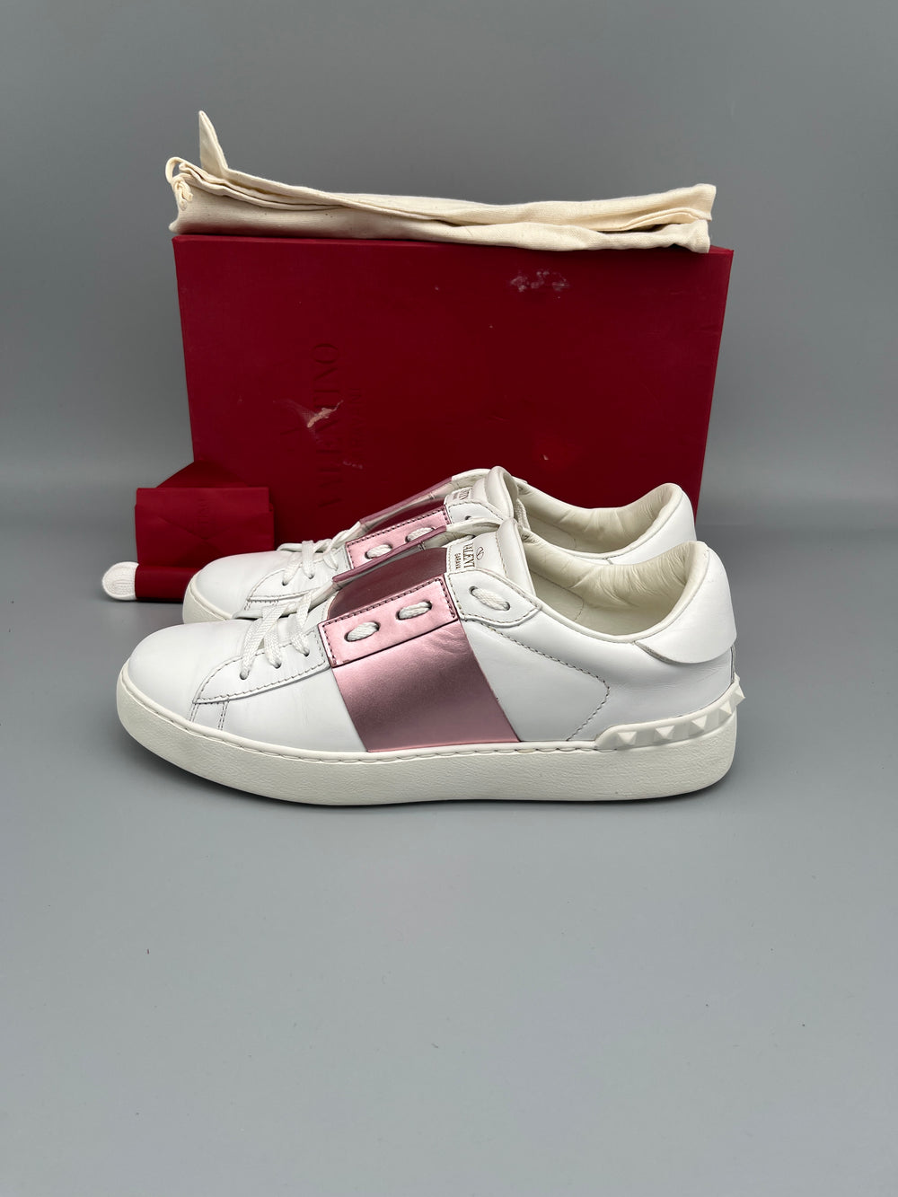 Valentino Open Sneaker Metallic Pink | 39