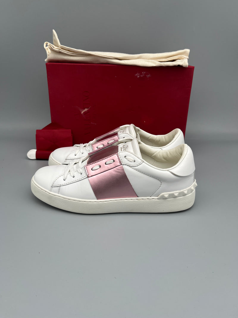 Valentino Open Sneaker Metallic Pink | 39
