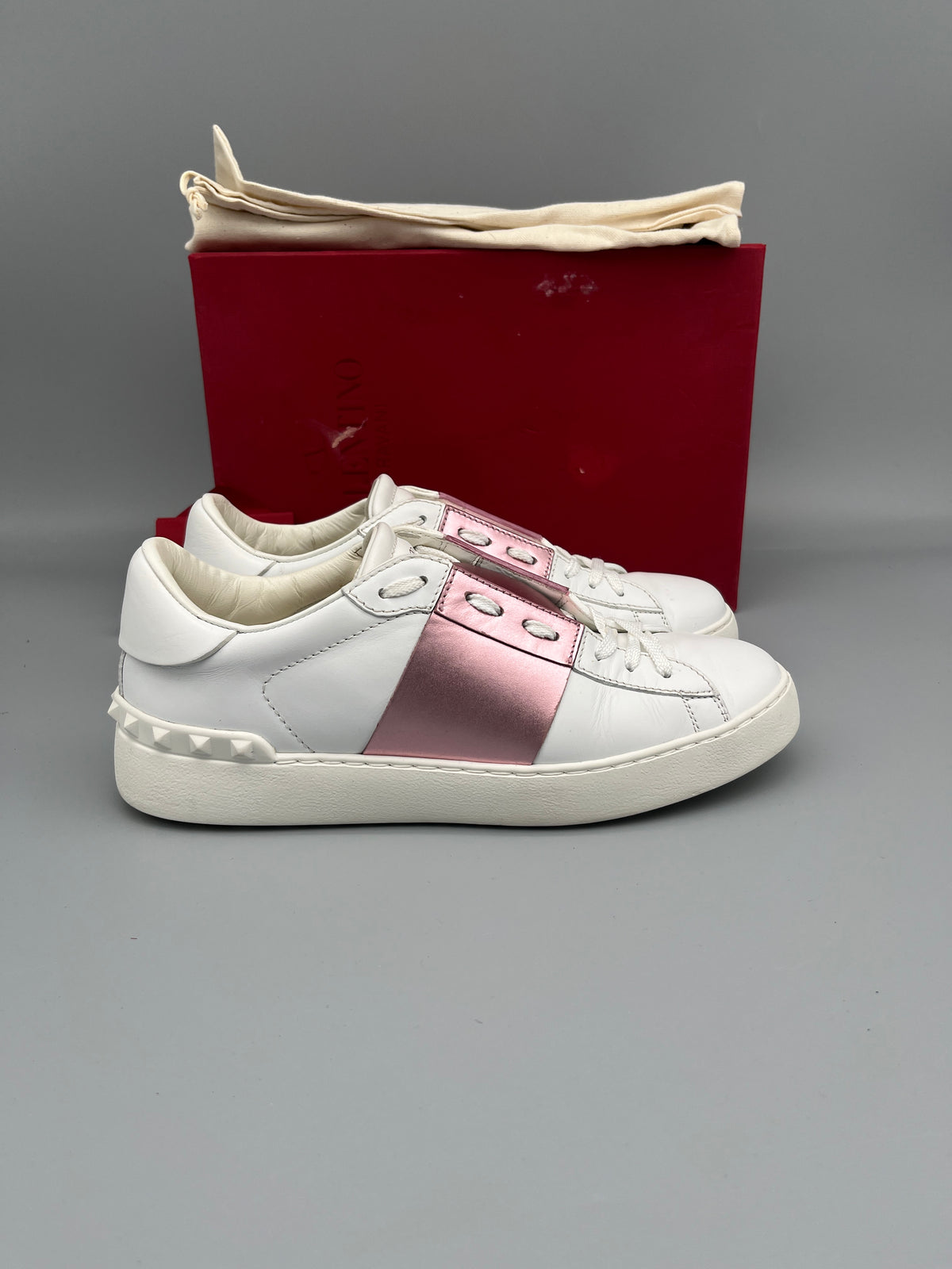 Valentino Open Sneaker Metallic Pink | 39