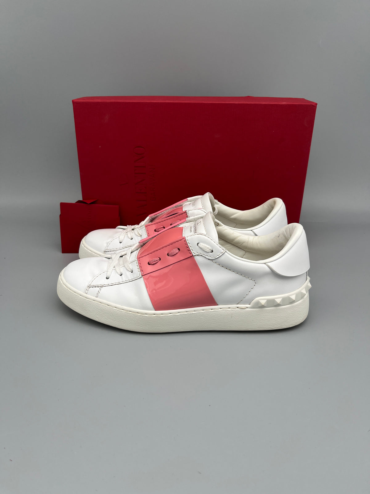 Valentino Open Sneaker Patent Pink | 38