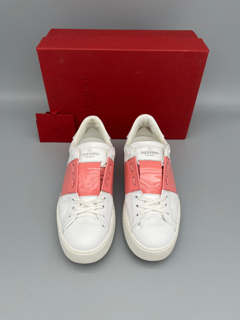 Valentino Open Sneaker Patent Pink | 38