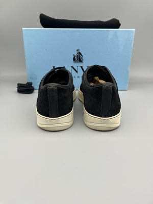 Lanvin Dbb1 Patent Cap Toe Sneaker Black | 43