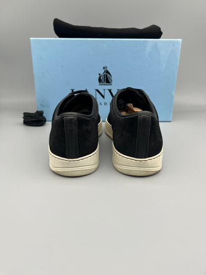 Lanvin Dbb1 Patent Cap Toe Sneaker Black | 43
