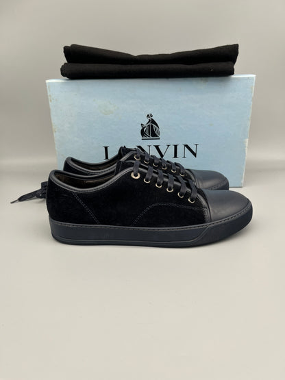 Lanvin Dbb1 Nappa Cap Toe Sneaker Navy | 41