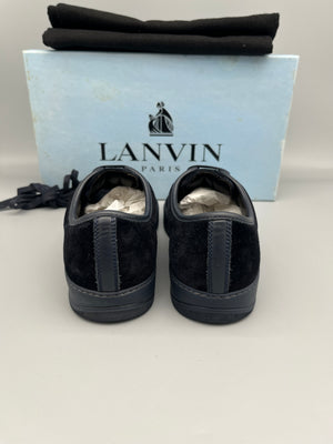 Lanvin Dbb1 Nappa Cap Toe Sneaker Navy | 41