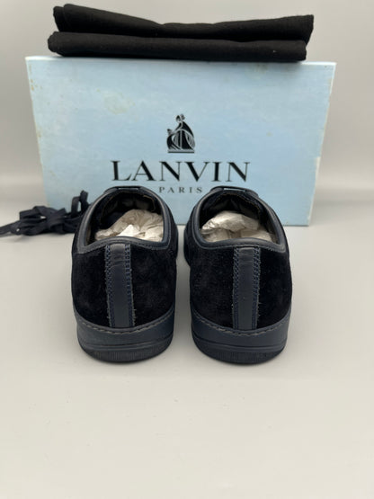 Lanvin Dbb1 Nappa Cap Toe Sneaker Navy | 41