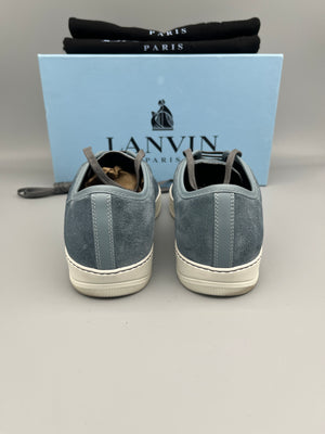 Lanvin Dbb1 Patent Cap Toe Sneaker Light Blue | 44