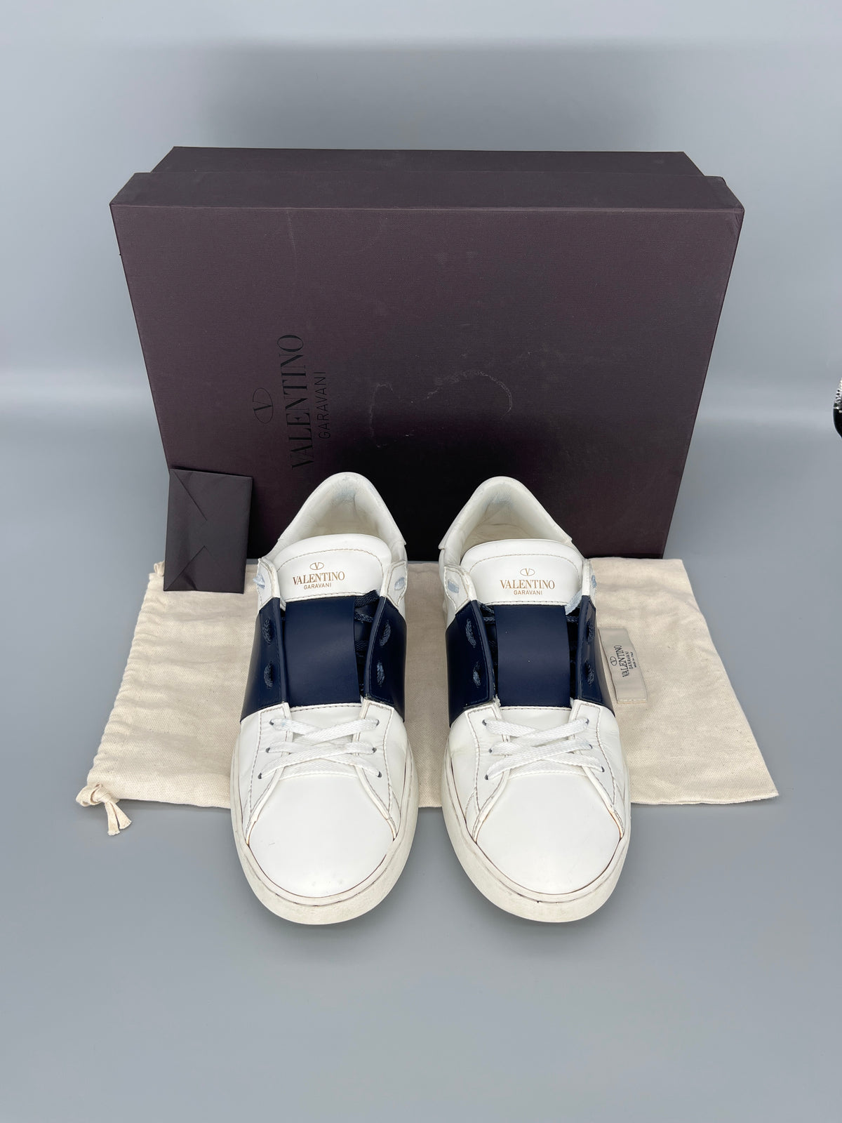 Valentino Open Sneaker Navy | 40.5