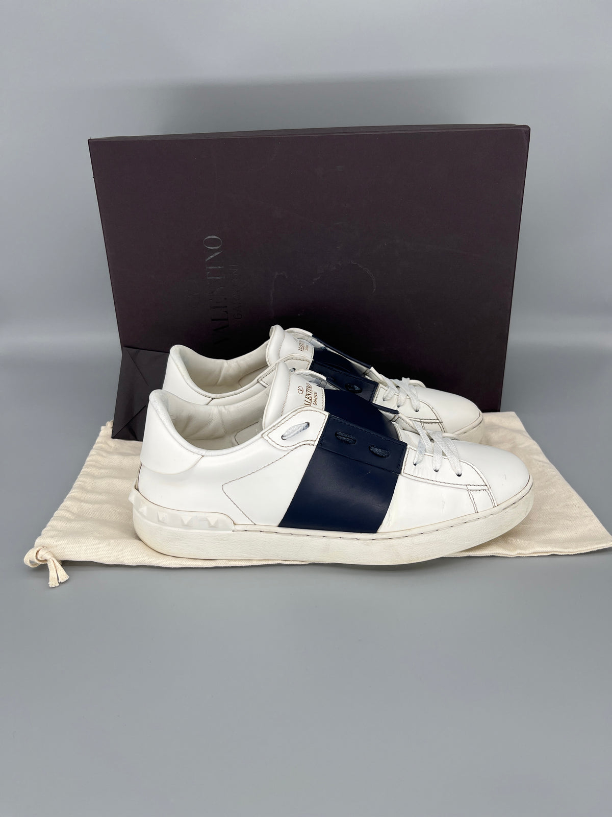 Valentino Open Sneaker Navy | 40.5