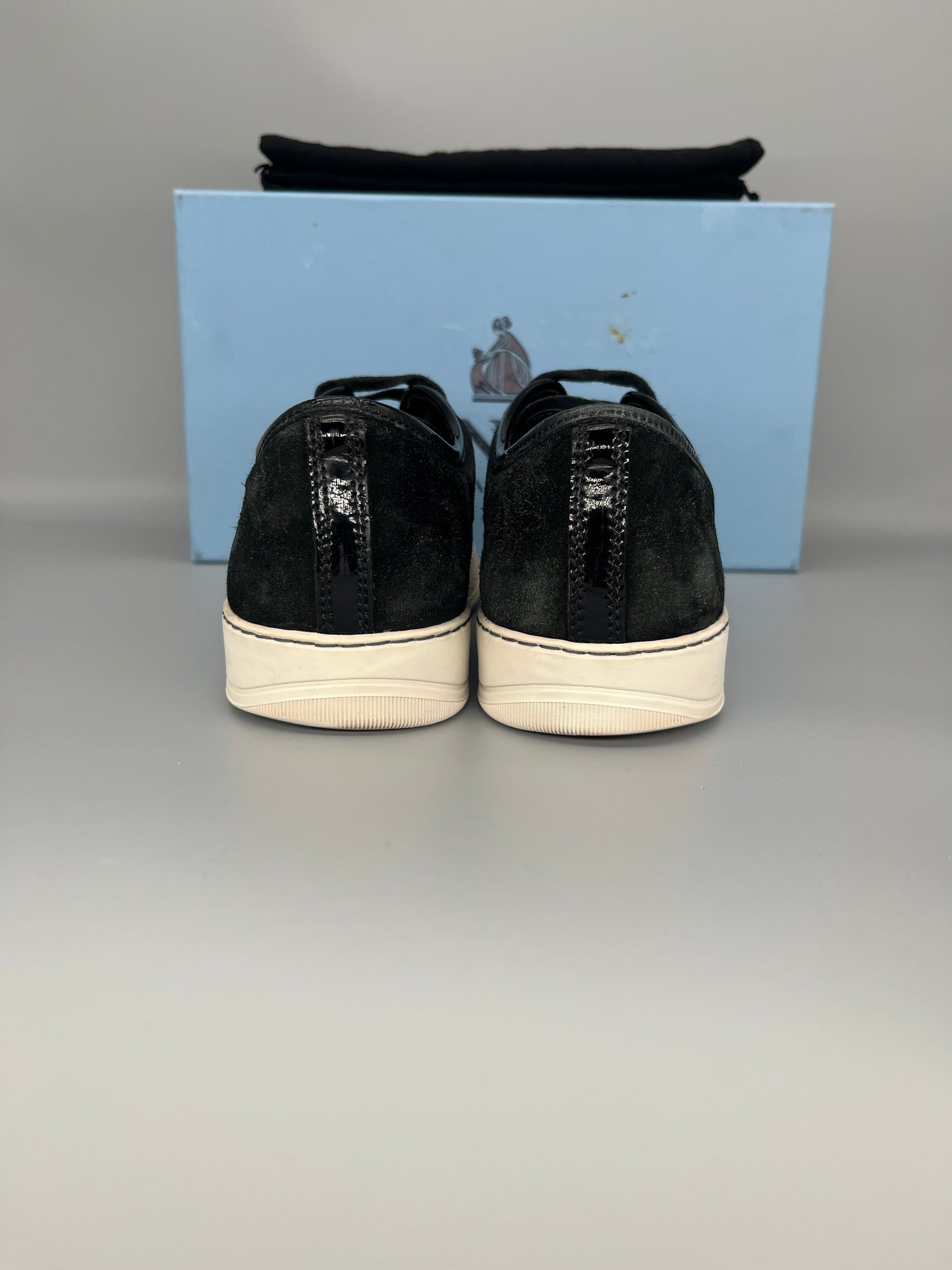 Herr | Sneakers | Lanvin | DBB1 Patent Cap Toe Sneaker Black