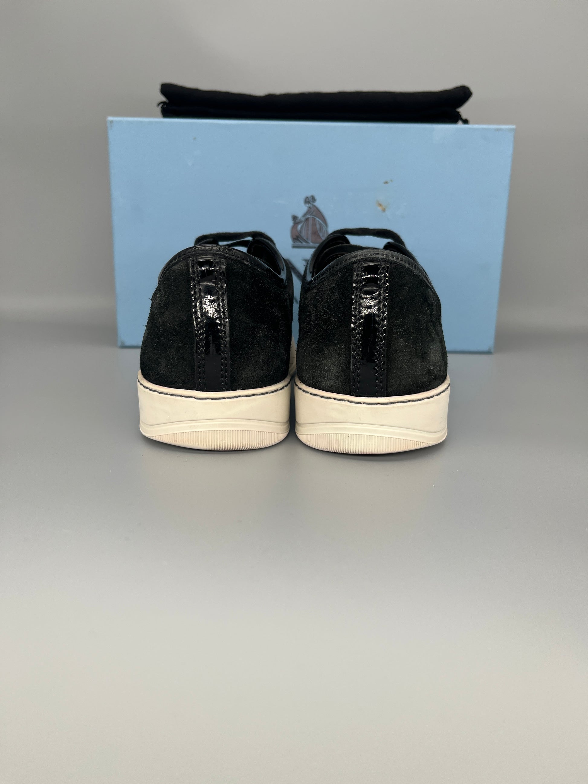 Herr | Sneakers | Lanvin | DBB1 Patent Cap Toe Sneaker Black