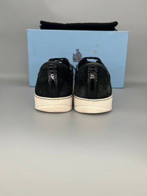 Herr | Sneakers | Lanvin | DBB1 Patent Cap Toe Sneaker Black