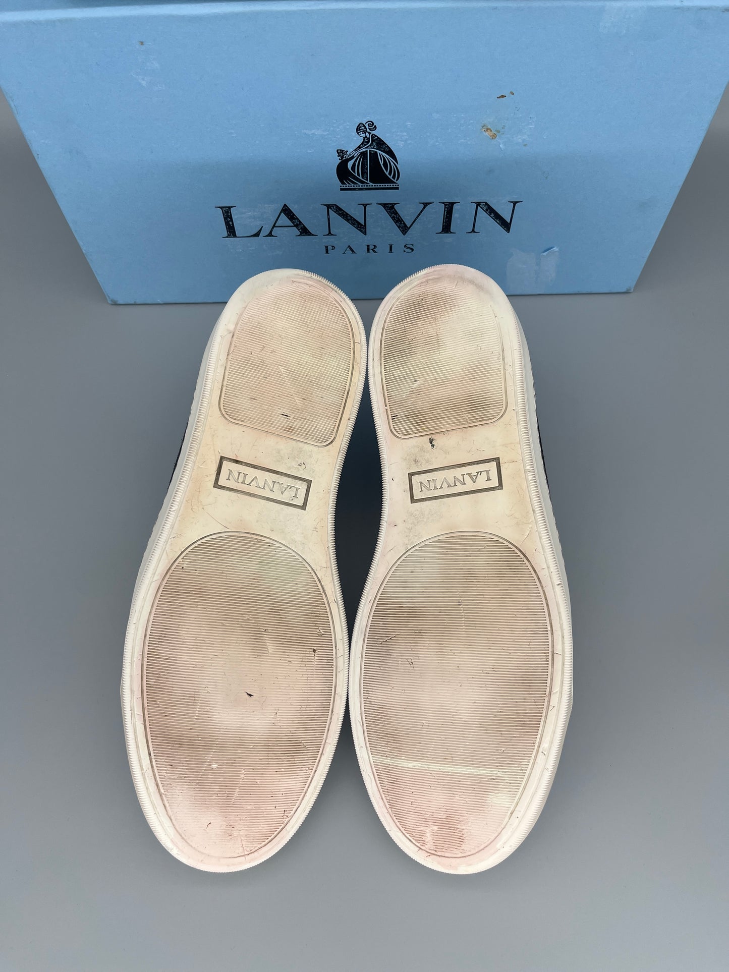 Herr | Sneakers | Lanvin | DBB1 Patent Cap Toe Sneaker Black
