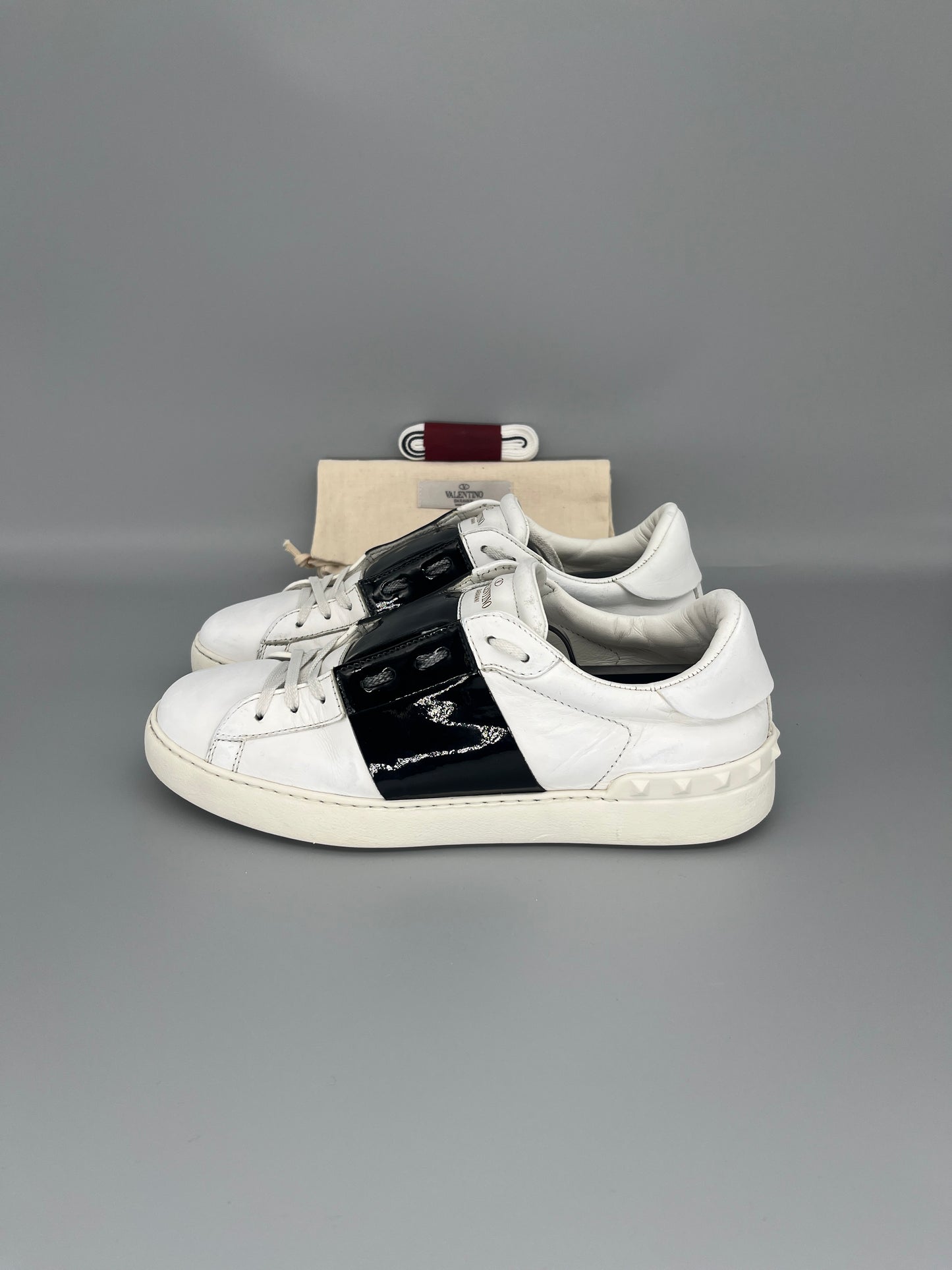 Valentino Open Sneaker Patent Black | 41
