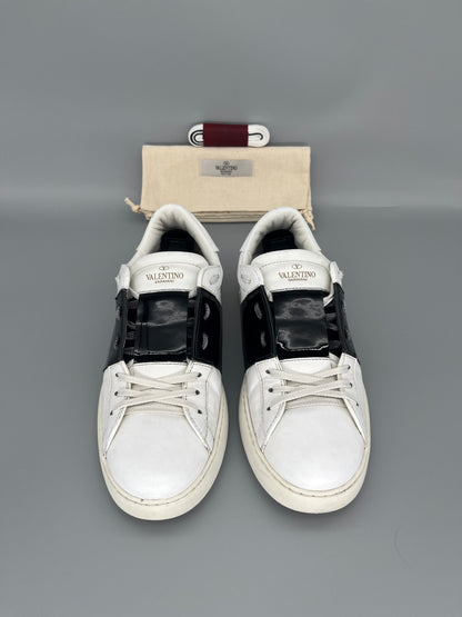 Valentino Open Sneaker Patent Black | 41