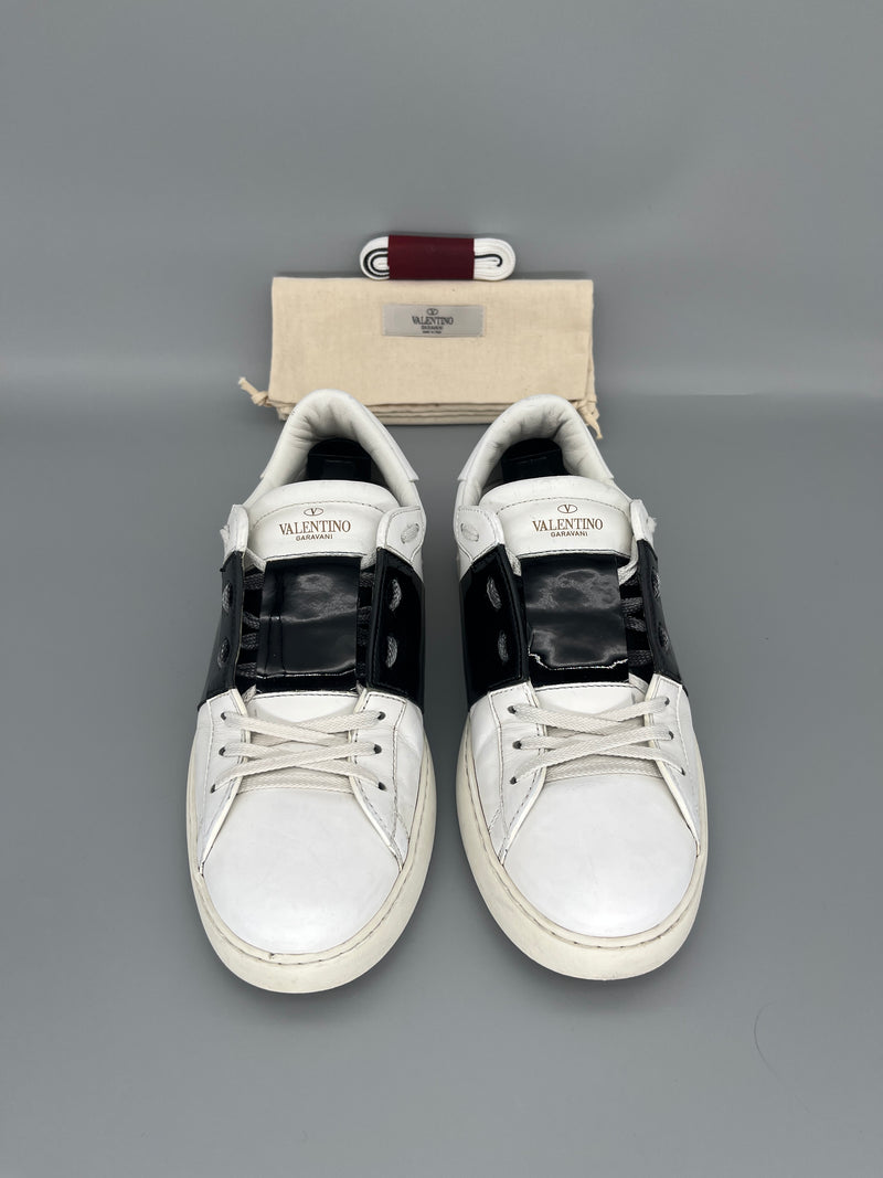 Valentino Open Sneaker Patent Black | 41