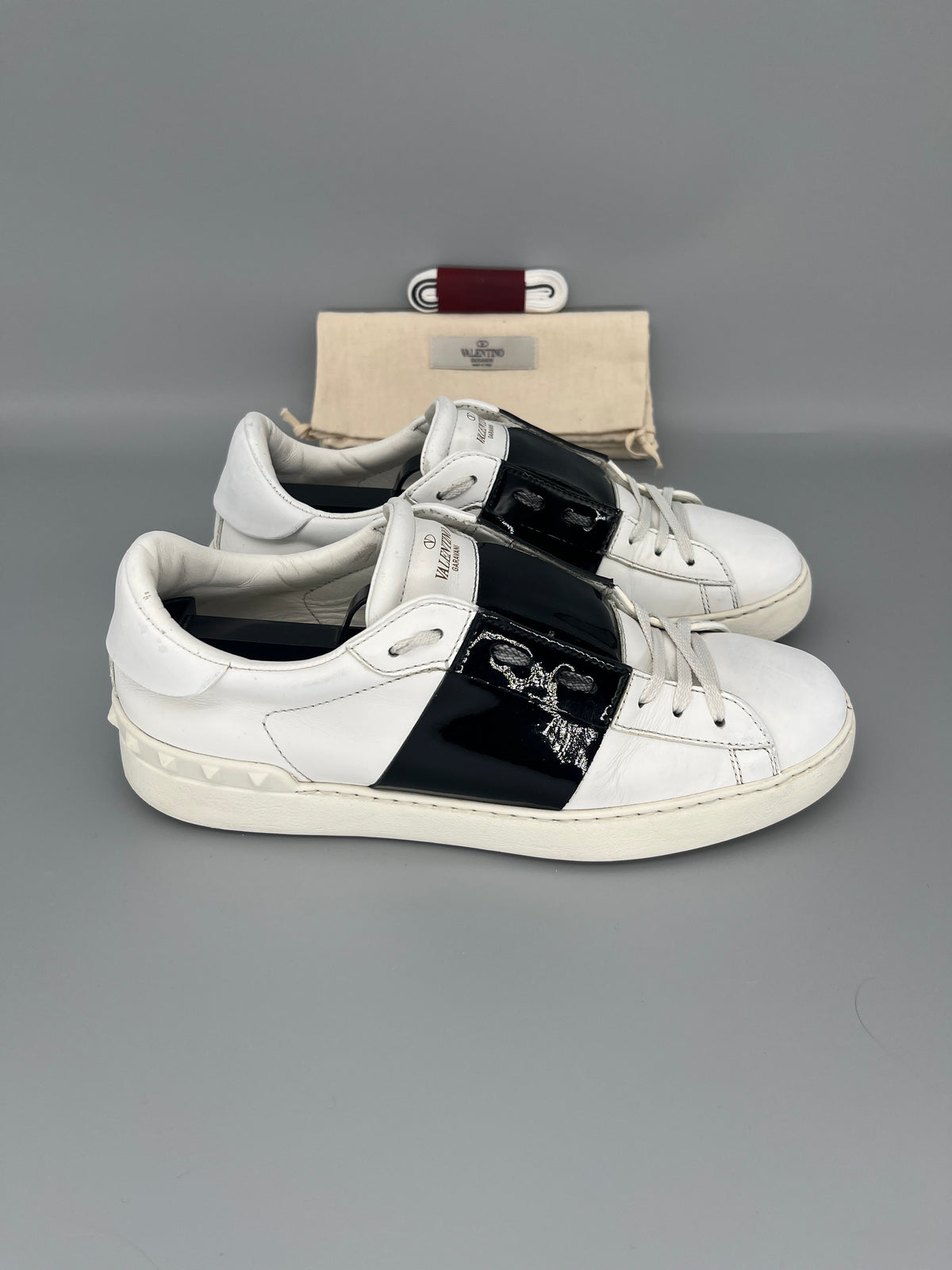 Valentino Open Sneaker Patent Black | 41