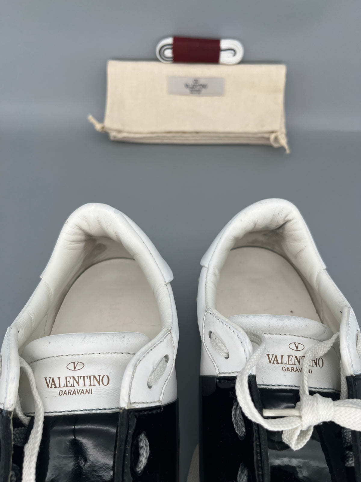 Valentino Open Sneaker Patent Black | 41