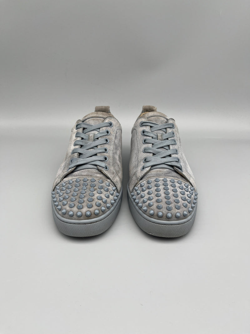 Christian Louboutin Louis Junior Spikes Sneaker Grey | 44
