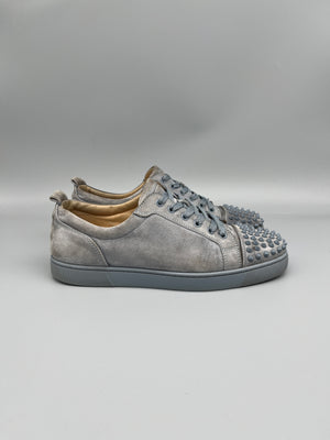 Christian Louboutin Louis Junior Spikes Sneaker Grey | 44