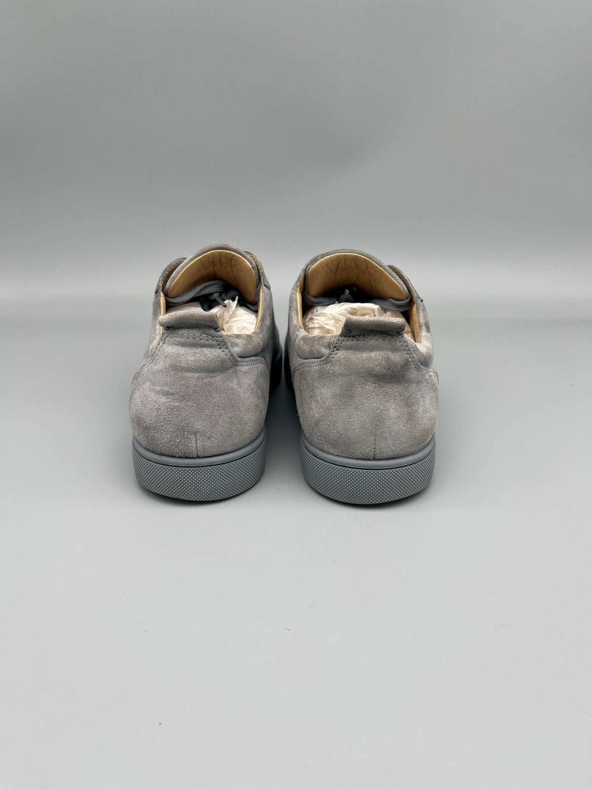 Christian Louboutin Louis Junior Spikes Sneaker Grey | 44