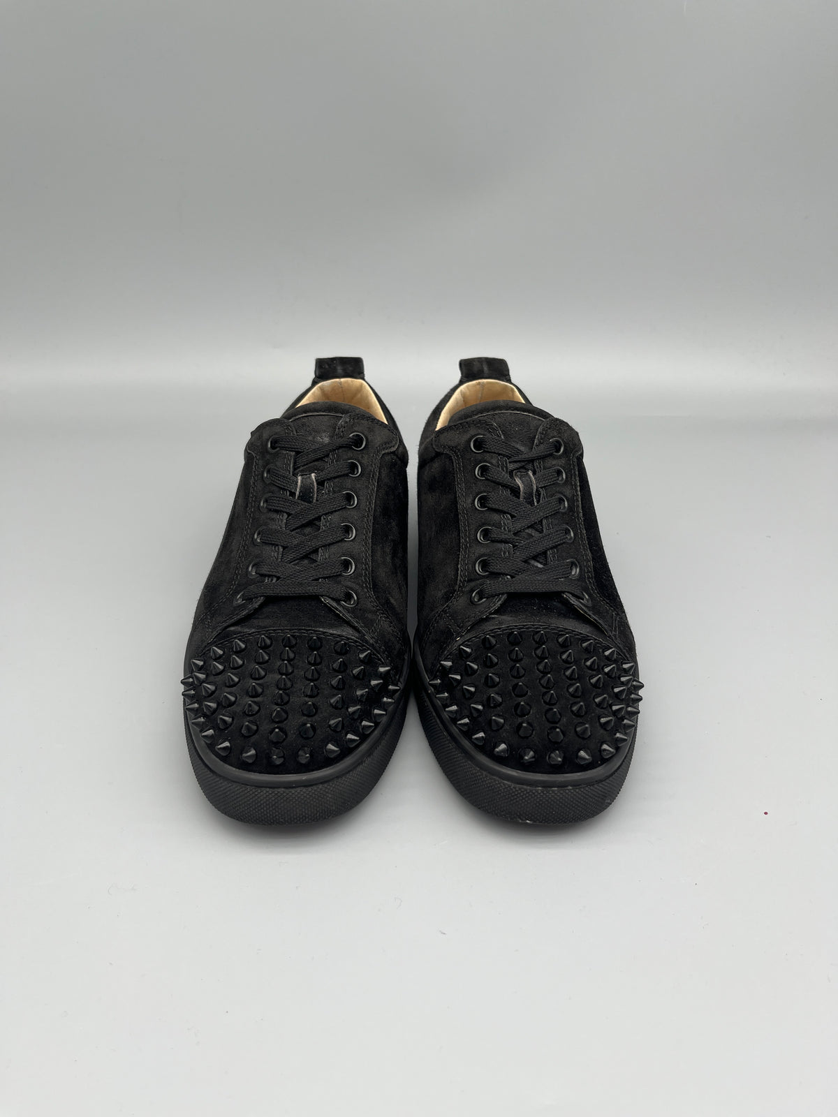Christian Louboutin Louis Junior Spikes Sneaker Black | 40.5