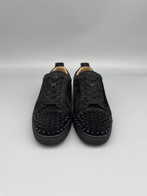 Christian Louboutin Louis Junior Spikes Sneaker Black | 40.5