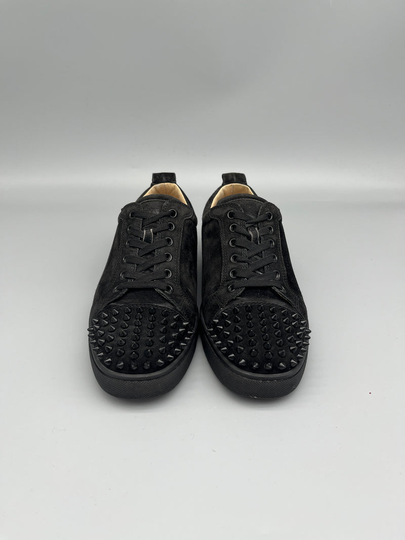 Christian Louboutin Louis Junior Spikes Sneaker Black | 40.5