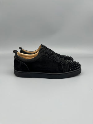 Christian Louboutin Louis Junior Spikes Sneaker Black | 40.5