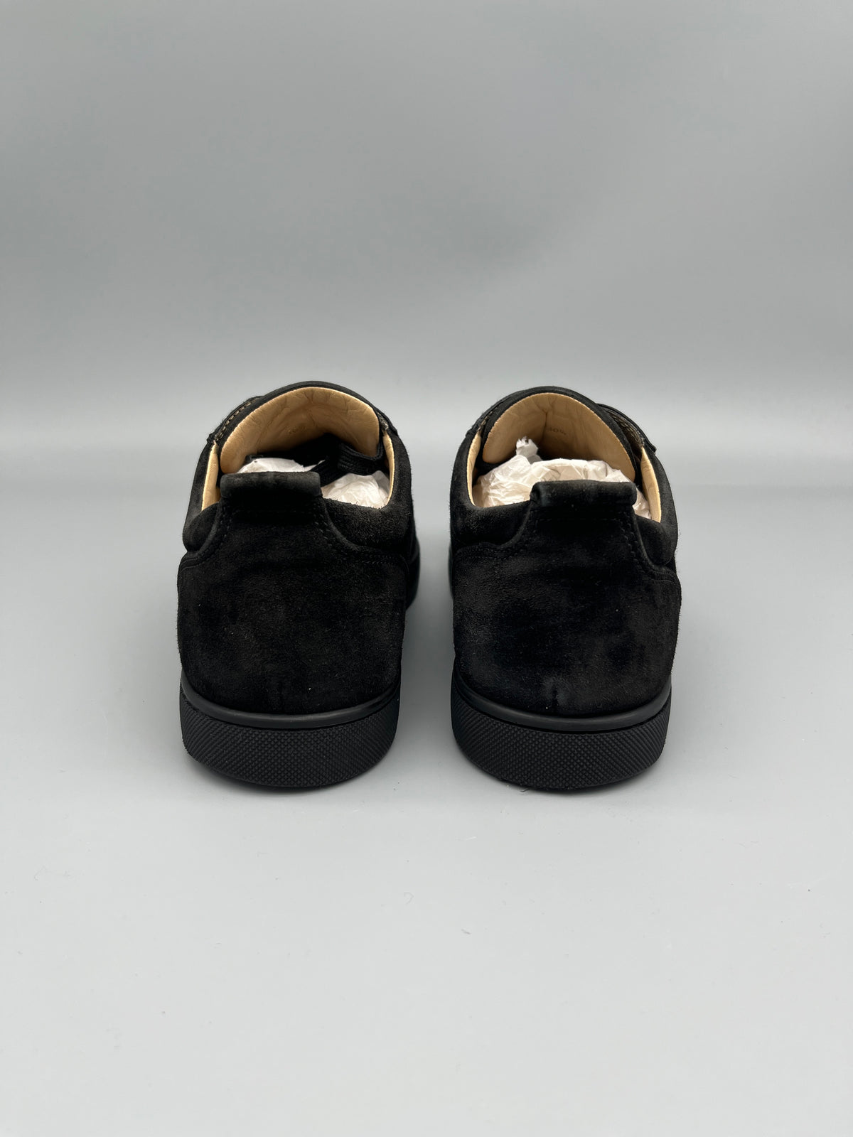 Christian Louboutin Louis Junior Spikes Sneaker Black | 40.5