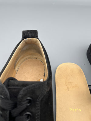 Christian Louboutin Louis Junior Spikes Sneaker Black | 40.5