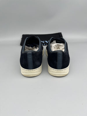 Lanvin Dbb1 Patent Cap Toe Sneaker Navy | 42