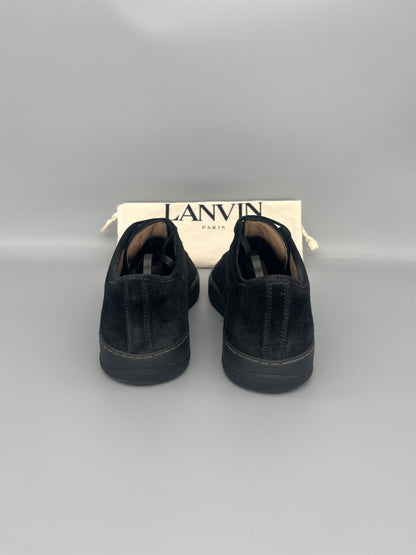 Lanvin Croc Cap Toe Black | 42