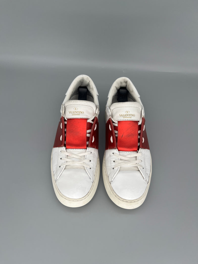 Valentino Open Sneaker Metallic Red | 40
