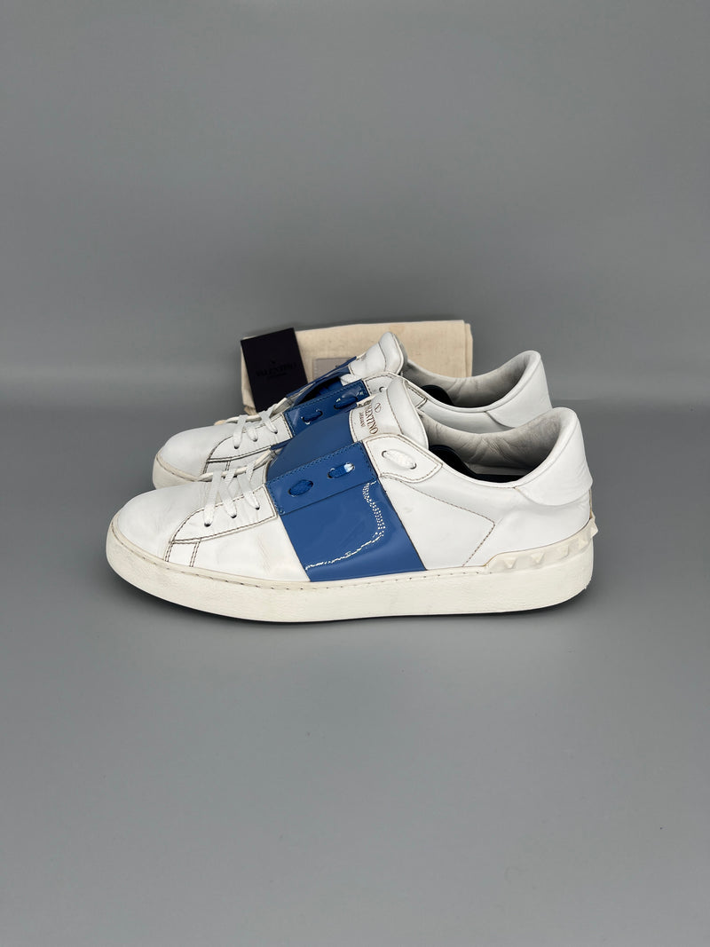 Valentino Open Sneaker Patent Blue | 40