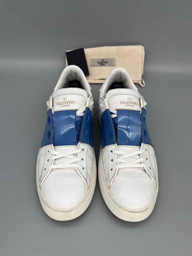 Valentino Open Sneaker Patent Blue | 40