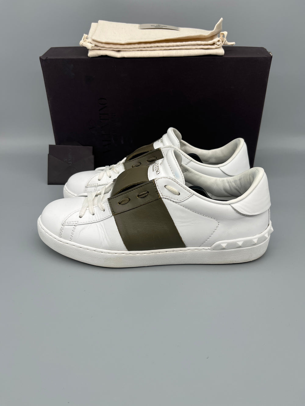 Valentino Open Sneaker Army Green | 41