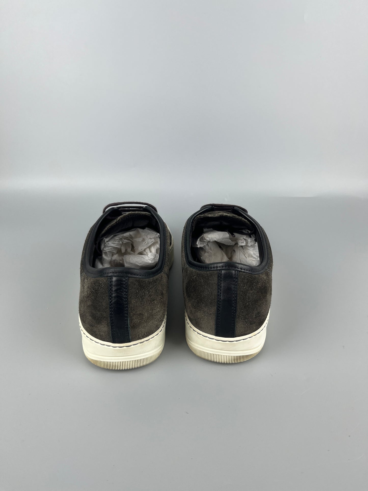 Lanvin Dbb1 Patent Cap Toe Sneaker Brown | 45