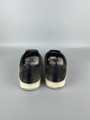 Lanvin Dbb1 Patent Cap Toe Sneaker Brown | 45
