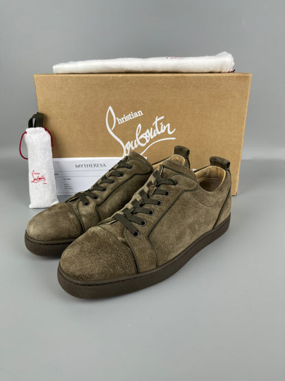Christian Louboutin Louis Junior Sneaker Olive Green | 41