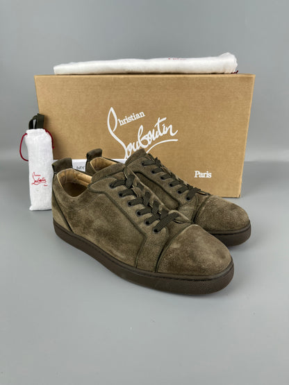 Christian Louboutin Louis Junior Sneaker Olive Green | 41