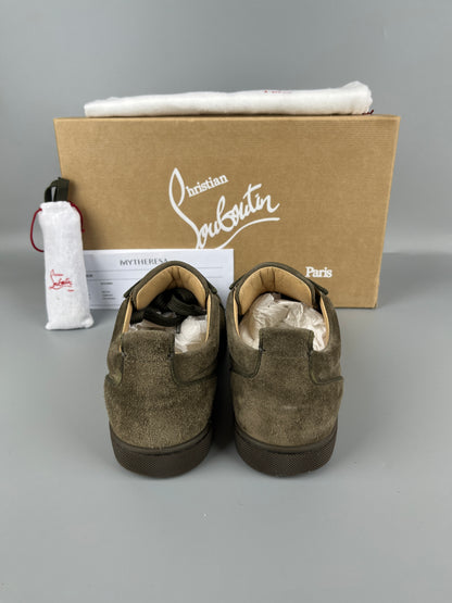 Christian Louboutin Louis Junior Sneaker Olive Green | 41