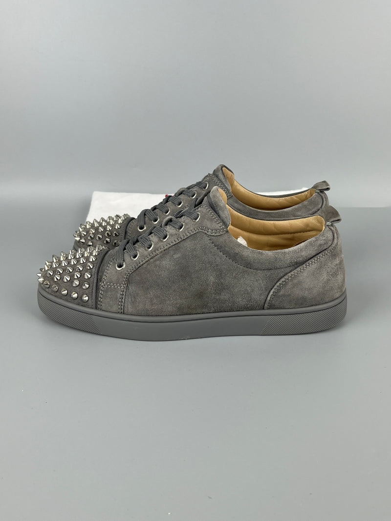 Christian Louboutin Louis Junior Spikes Sneaker Grey | 41