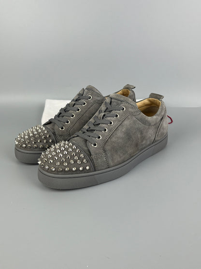 Christian Louboutin Louis Junior Spikes Sneaker Grey | 41
