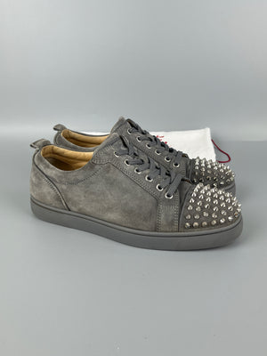 Christian Louboutin Louis Junior Spikes Sneaker Grey | 41