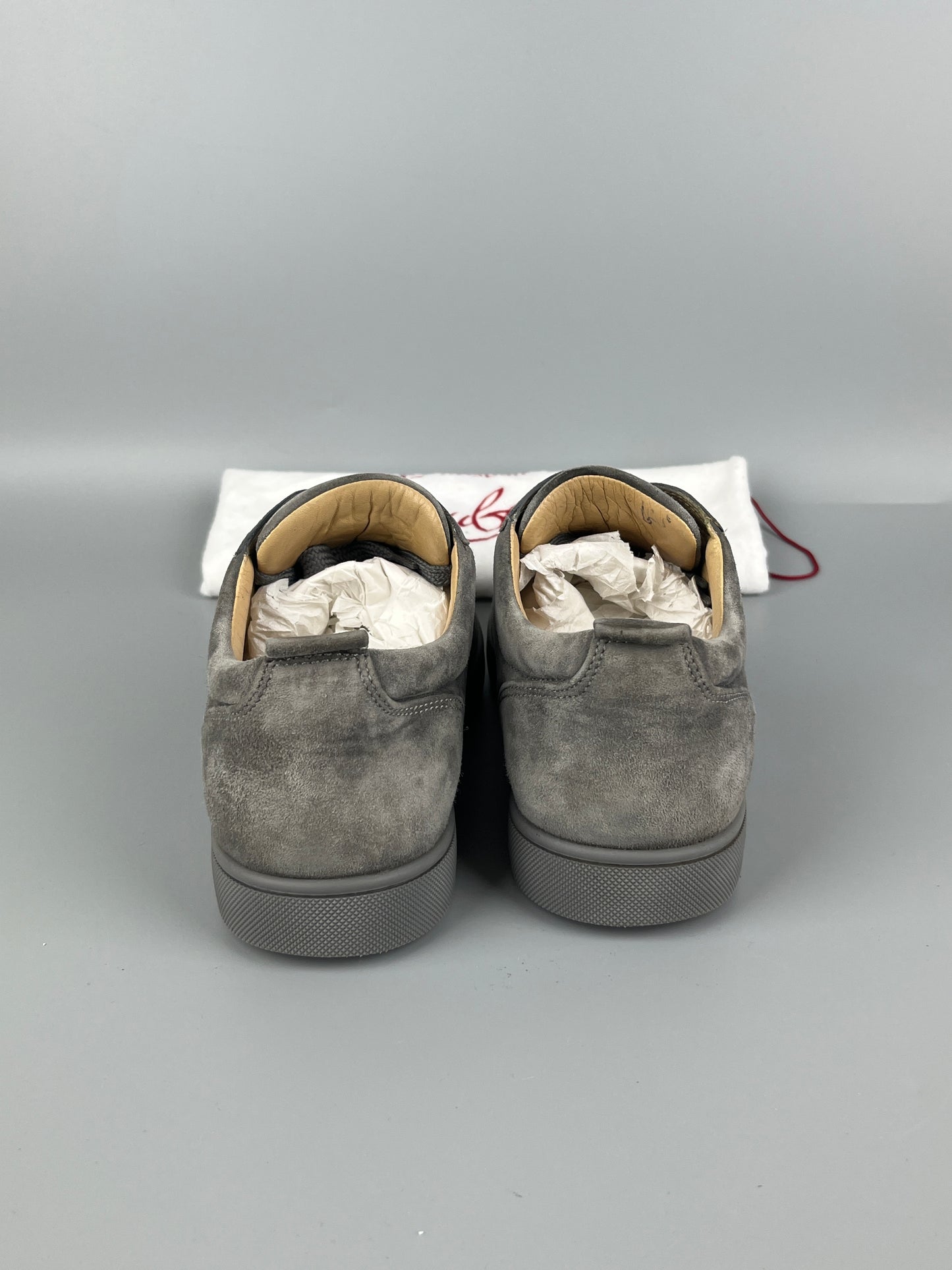 Christian Louboutin Louis Junior Spikes Sneaker Grey | 41