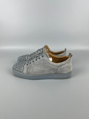 Christian Louboutin Louis Junior Spikes Sneaker Grey | 41