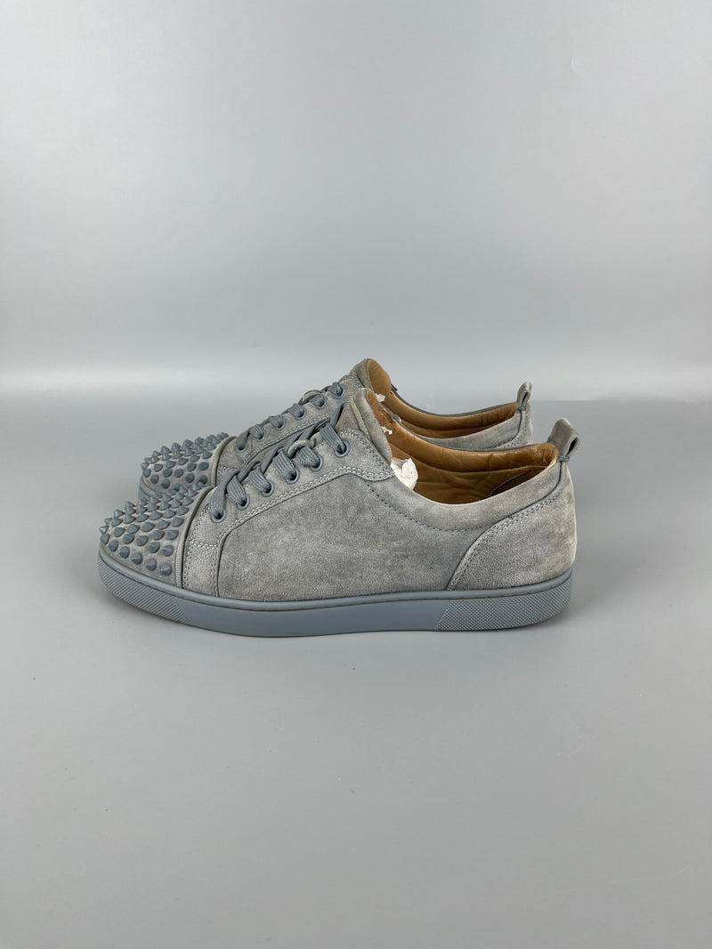 Christian Louboutin Louis Junior Spikes Sneaker Grey | 41