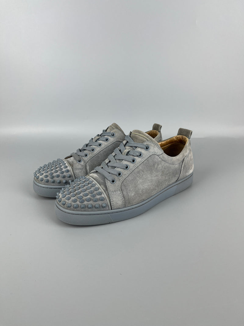 Christian Louboutin Louis Junior Spikes Sneaker Grey | 41